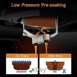 PREMIUM Espresso Cappuccino Machine Digital Coffee Maker Milk Frother 50 Oz Tank