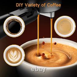 PREMIUM Espresso Cappuccino Machine Digital Coffee Maker Milk Frother 50 Oz Tank