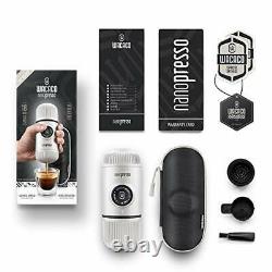 Portable Espresso Maker Bundled with Protective Case Travel Coffee Machine