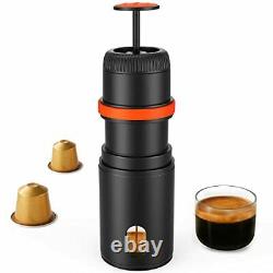 Portable Espresso Maker Hand Coffee Machine Compatible with Nespresso Capsule, Fo