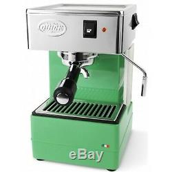 Quick Mill 820 Espresso Cappuccino 2 Cups Machine Coffee Thermoblock Green 220V