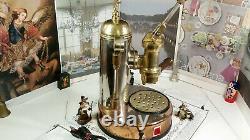 RARE Elektra S1 copper brass spring espresso machine coffee FULL ACCESSORIES