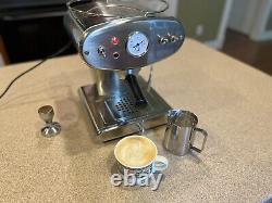 RELISTED! Francis Francis X1 Espresso Machine Polished Stainless 1st gen POD+GND
