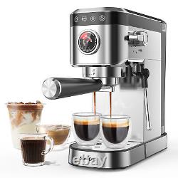 SEJOY Espresso Machines 20Bar Cappuccino Coffee Maker with Milk Frother Steam Wand