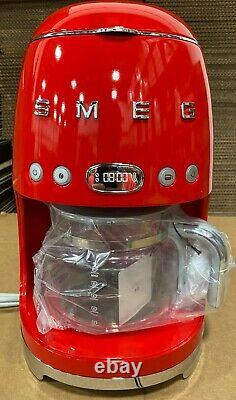 SMEG 1950's Retro Coffee Maker Machine Red DCF01RDUS Original Model Retired