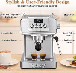SUMSATY Espresso Coffee Machine WithMilk Frother Latte New Sealed Best Price