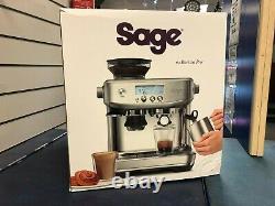 Sage Barista Pro Bean to Cup Espresso Coffee Machine Stainless Steel Silver