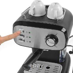 Salter 15-Bar Cafe Barista Pro Coffee Machine Latte Espresso Maker Milk Frothing