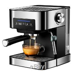 Semi-Automatic Coffee Maker, Cappuccino Machine, Espresso Combo, 20bar, #CM6863