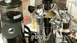 Set La Pavoni Professional Premillenium Chrome coffee lever espresso machine