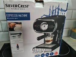 Silvercrest 1100w Espresso Coffee Machine With Portafilter System & Steam Nozzle
