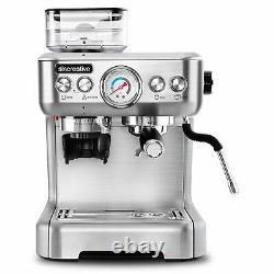 Sincreative Espresso Machine & Coffee Maker with Grinder & Steam Wand (For Parts)
