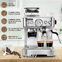 Sincreative Espresso Machine & Coffee Maker with Grinder & Steam Wand (For Parts)
