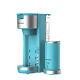 Sincreative Single Serve Coffee Maker Cappuccino Machine With Milk Frother, Blue
