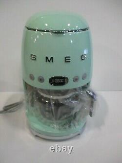 Smeg 50's Retro Style Aesthetic Drip Coffee Machine, Pastel Green