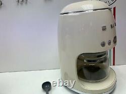 Smeg DCF01CRUK 50's Retro Cream Drip Coffee Machine, Customer Return