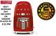 Smeg Dcf02rduk Red 50s Retro Style Filter Coffee Machine + 2 Year Warranty (new)