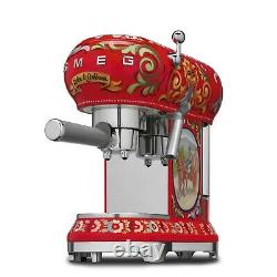 Smeg ECF01DGUS Dolce & Gabbana Espresso Coffee Machine, Sicily is my love