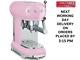 Smeg Ecf01pkuk Pink Espresso Coffee Machine 15 Bar + 2 Year Warranty (brand New)