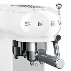 Smeg ECF01WHUK White Espresso Coffee Machine 2 Year Warranty (Brand New)