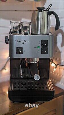 Starbucks Barista SIN006 Coffee Espresso Machine Saeco Italy Steel + EXTRAS EXC