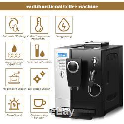 Super-Automatic Espresso Machine Cappuccino Coffee Machine 19Bar with Milk Frother