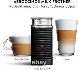 Vertuo Next Deluxe Coffee Espresso Machine with Milk Frother Matte Black Chrome
