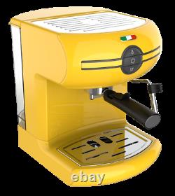 Vintage Traditional Pump Espresso Manual Coffee Machine Not Delonghi -Yellow