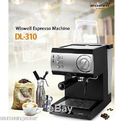 Wiswell Electric SemiAutomatic Espresso Machine Coffee Maker Latte Cappuccino