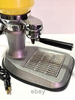 YELLOW 1970's FE-AR La Peppina Lever Espresso Machine Maker